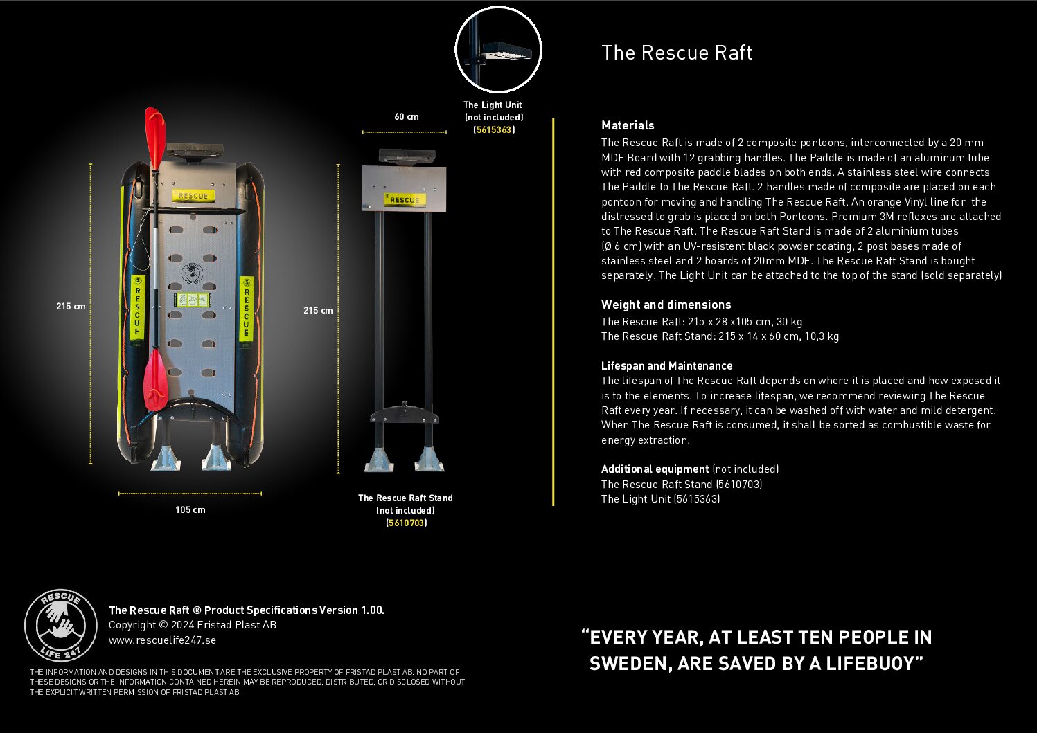 Rescue lauttateline Rescue lauttateline