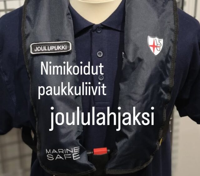 Loistava joululahjaidea, paukkuliivit omalla nimellä! Osta nyt https://marinesafe.fi/tuote/paukkuliivit-omalla-nimella-115e/ #paukkuliivit