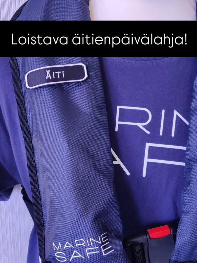 Paukkuliivit äidille, mutsille, mummille tai ihan kenelle tahansa. @marinesafe.fi